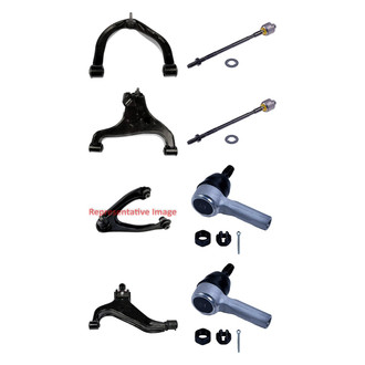 Dorman® - OE Solutions™ Front Lower and Upper Control Arm with Ball Joint and Tie Rod End Kit
