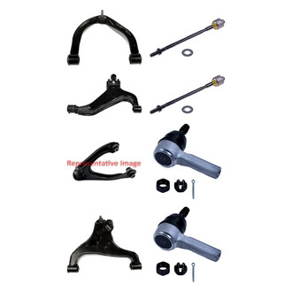 Dorman® - OE Solutions™ Front Lower and Upper Control Arm with Ball Joint and Tie Rod End Kit