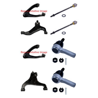 Dorman® - OE Solutions™ Front Lower and Upper Control Arm with Ball Joint and Tie Rod End Kit