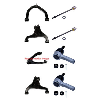 Dorman® - OE Solutions™ Front Lower and Upper Control Arm with Ball Joint and Tie Rod End Kit
