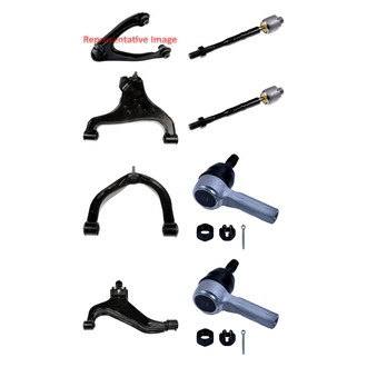 Dorman® - OE Solutions™ Front Lower and Upper Control Arm with Ball Joint and Tie Rod End Kit