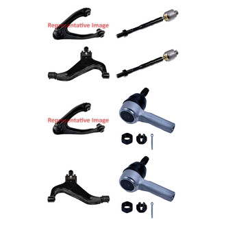 Dorman® - OE Solutions™ Front Lower and Upper Control Arm with Ball Joint and Tie Rod End Kit