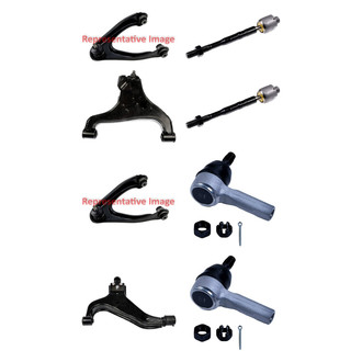 Dorman® - OE Solutions™ Front Lower and Upper Control Arm with Ball Joint and Tie Rod End Kit