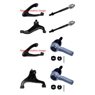 Dorman® - OE Solutions™ Front Lower and Upper Control Arm with Ball Joint and Tie Rod End Kit