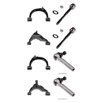 Dorman® - OE Solutions™ Front Lower and Upper Control Arm with Ball Joint and Tie Rod End Kit