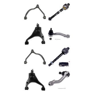 Dorman® - OE Solutions™ Front Lower and Upper Control Arm with Ball Joint and Tie Rod End Kit