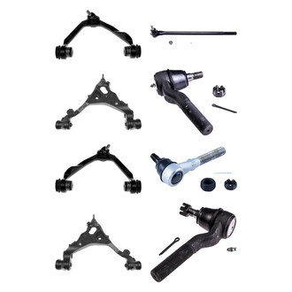 Dorman® - OE Solutions™ Front Lower and Upper Control Arm with Ball Joint and Tie Rod End Kit