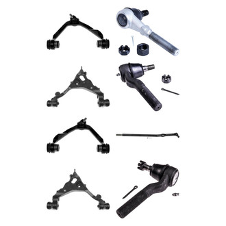 Dorman® - OE Solutions™ Front Lower and Upper Control Arm with Ball Joint and Tie Rod End Kit