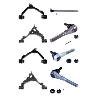 Dorman® - OE Solutions™ Front Lower and Upper Control Arm with Ball Joint and Tie Rod End Kit