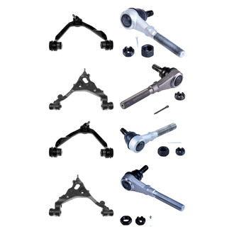 Dorman® - OE Solutions™ Front Lower and Upper Control Arm with Ball Joint and Tie Rod End Kit