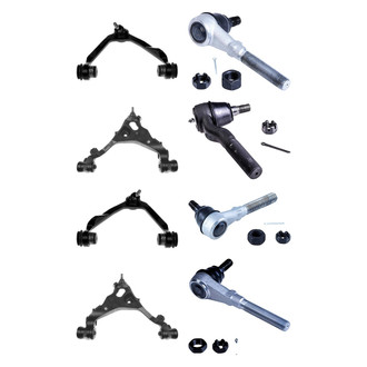 Dorman® - OE Solutions™ Front Lower and Upper Control Arm with Ball Joint and Tie Rod End Kit