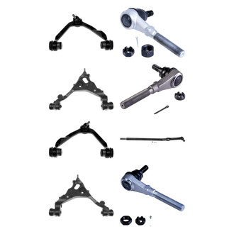 Dorman® - OE Solutions™ Front Lower and Upper Control Arm with Ball Joint and Tie Rod End Kit