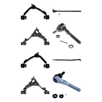 Dorman® - OE Solutions™ Front Lower and Upper Control Arm with Ball Joint and Tie Rod End Kit