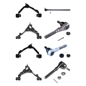 Dorman® - OE Solutions™ Front Lower and Upper Control Arm with Ball Joint and Tie Rod End Kit
