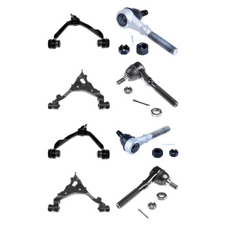 Dorman® - OE Solutions™ Front Lower and Upper Control Arm with Ball Joint and Tie Rod End Kit