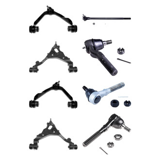 Dorman® - OE Solutions™ Front Lower and Upper Control Arm with Ball Joint and Tie Rod End Kit