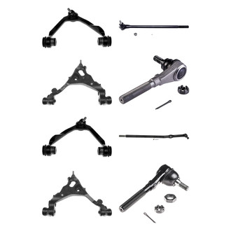 Dorman® - OE Solutions™ Front Lower and Upper Control Arm with Ball Joint and Tie Rod End Kit