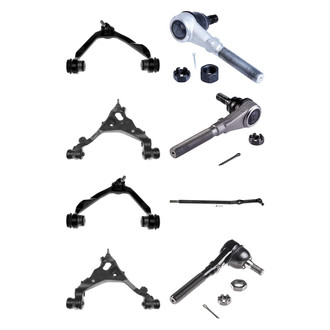 Dorman® - OE Solutions™ Front Lower and Upper Control Arm with Ball Joint and Tie Rod End Kit