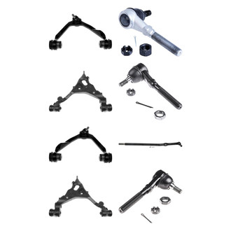 Dorman® - OE Solutions™ Front Lower and Upper Control Arm with Ball Joint and Tie Rod End Kit