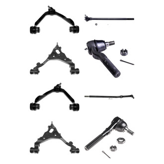 Dorman® - OE Solutions™ Front Lower and Upper Control Arm with Ball Joint and Tie Rod End Kit