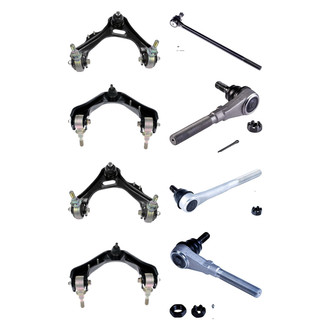Dorman® - OE Solutions™ Front Lower and Upper Control Arm with Ball Joint and Tie Rod End Kit