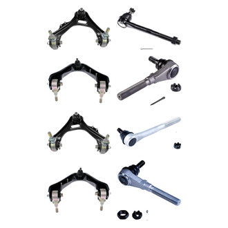 Dorman® - OE Solutions™ Front Lower and Upper Control Arm with Ball Joint and Tie Rod End Kit