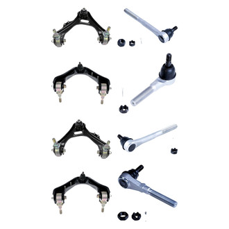 Dorman® - OE Solutions™ Front Lower and Upper Control Arm with Ball Joint and Tie Rod End Kit