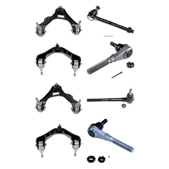 Dorman® - OE Solutions™ Front Lower and Upper Control Arm with Ball Joint and Tie Rod End Kit