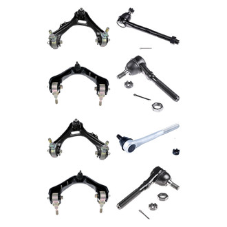 Dorman® - OE Solutions™ Front Lower and Upper Control Arm with Ball Joint and Tie Rod End Kit
