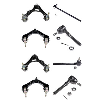 Dorman® - OE Solutions™ Front Lower and Upper Control Arm with Ball Joint and Tie Rod End Kit