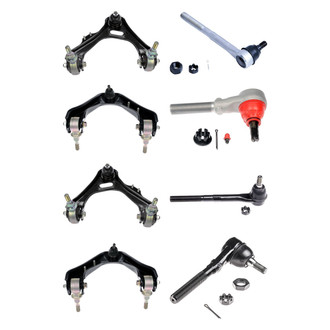 Dorman® - OE Solutions™ Front Lower and Upper Control Arm with Ball Joint and Tie Rod End Kit