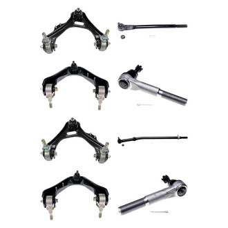 Dorman® - OE Solutions™ Front Lower and Upper Control Arm with Ball Joint and Tie Rod End Kit