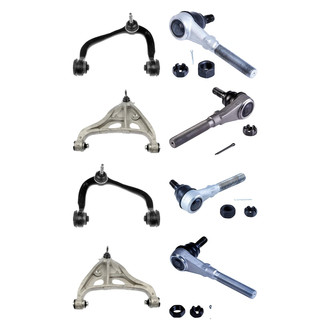 Dorman® - OE Solutions™ Front Lower and Upper Control Arm with Ball Joint and Tie Rod End Kit