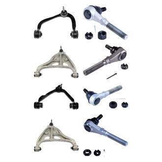 Dorman® - OE Solutions™ Front Lower and Upper Control Arm with Ball Joint and Tie Rod End Kit
