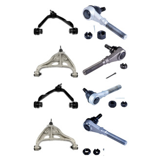 Dorman® - OE Solutions™ Front Lower and Upper Control Arm with Ball Joint and Tie Rod End Kit