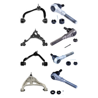 Dorman® - OE Solutions™ Front Lower and Upper Control Arm with Ball Joint and Tie Rod End Kit