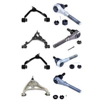 Dorman® - OE Solutions™ Front Lower and Upper Control Arm with Ball Joint and Tie Rod End Kit