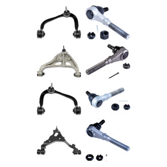 Dorman® - OE Solutions™ Front Lower and Upper Control Arm with Ball Joint and Tie Rod End Kit