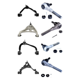 Dorman® - OE Solutions™ Front Lower and Upper Control Arm with Ball Joint and Tie Rod End Kit