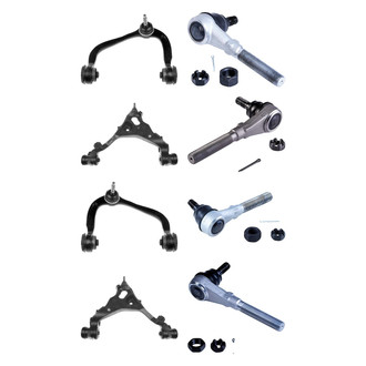 Dorman® - OE Solutions™ Front Lower and Upper Control Arm with Ball Joint and Tie Rod End Kit