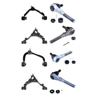 Dorman® - OE Solutions™ Front Lower and Upper Control Arm with Ball Joint and Tie Rod End Kit