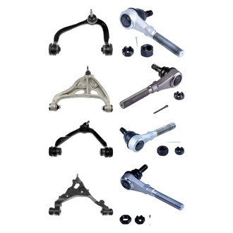 Dorman® - OE Solutions™ Front Lower and Upper Control Arm with Ball Joint and Tie Rod End Kit