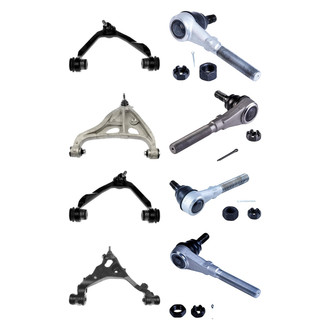 Dorman® - OE Solutions™ Front Lower and Upper Control Arm with Ball Joint and Tie Rod End Kit
