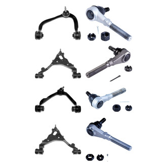 Dorman® - OE Solutions™ Front Lower and Upper Control Arm with Ball Joint and Tie Rod End Kit