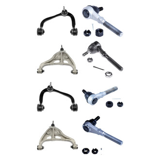 Dorman® - OE Solutions™ Front Lower and Upper Control Arm with Ball Joint and Tie Rod End Kit