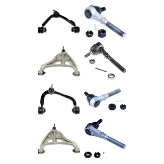 Dorman® - OE Solutions™ Front Lower and Upper Control Arm with Ball Joint and Tie Rod End Kit