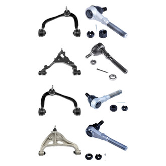 Dorman® - OE Solutions™ Front Lower and Upper Control Arm with Ball Joint and Tie Rod End Kit
