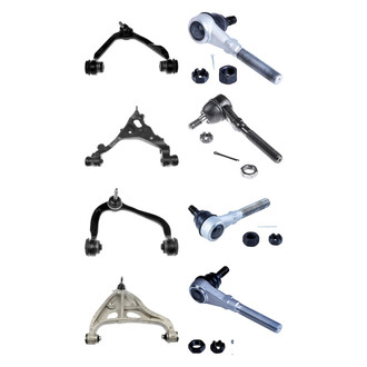Dorman® - OE Solutions™ Front Lower and Upper Control Arm with Ball Joint and Tie Rod End Kit
