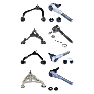Dorman® - OE Solutions™ Front Lower and Upper Control Arm with Ball Joint and Tie Rod End Kit
