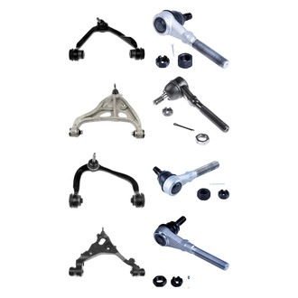 Dorman® - OE Solutions™ Front Lower and Upper Control Arm with Ball Joint and Tie Rod End Kit